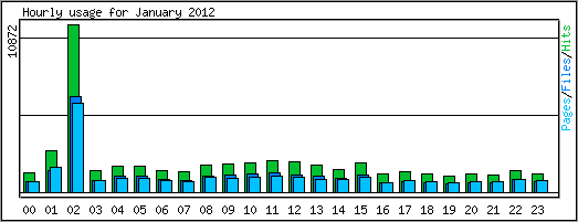 Hourly usage