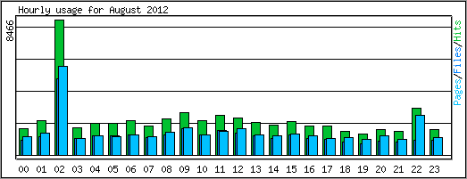 Hourly usage