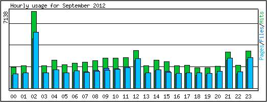 Hourly usage