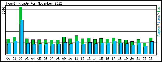 Hourly usage