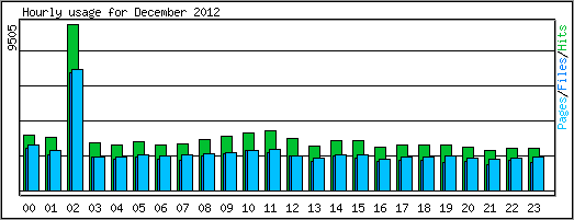 Hourly usage