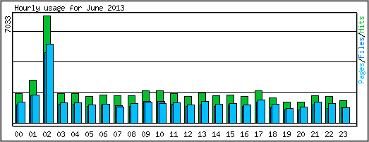 Hourly usage