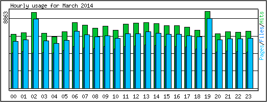 Hourly usage