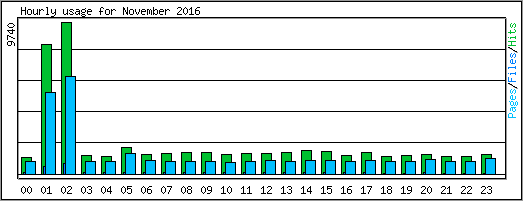 Hourly usage