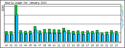 Hourly usage